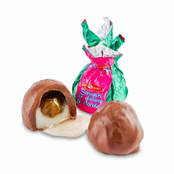 Struguri în glazură de ciocolată