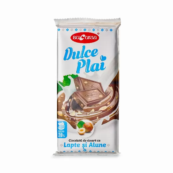 Молочный шоколад "Dulce Plai" (с фундуком)
